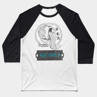 AQUARIUS HOROSCOPE SIGN Baseball T-Shirt